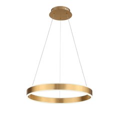 Люстра подвесная onze (st luce) золотой 100 см.