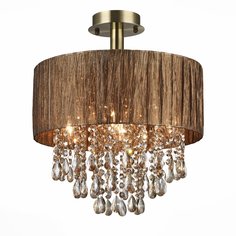 Люстра потолочная lusso (st luce) коричневый 50 см.