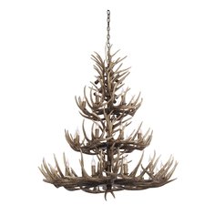 Люстра подвесная corna (st luce) коричневый 150 см.