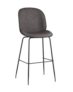 Стул барный beetle pu (stoolgroup) серый 46x113x54 см.