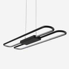 Светодиодный подвесной светильник style 100*80 черный (moderli) черный 80x100x30 см.