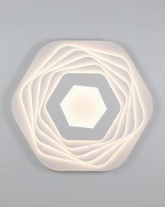 Светодиодный потолочный светильник с пультом moderli rita 50*50 (moderli) белый 50x8x50 см.