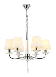 Люстра подвесная anita 109*60 (moderli) серебристый 109 см.