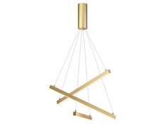 Подвесной светильник cometa (odeon light) золотой 53x120 см.