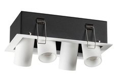 Встраиваемый светильник iman (novotech) белый 11x8x11 см.