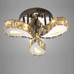 Светодиодная потолочная люстра sigma (moderli) золотой 15 см.