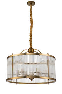 Люстра подвесная sial (moderli) золотой 95 см.