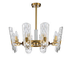Люстра подвесная beluce (moderli) золотой 107 см.