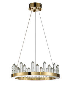 Люстра подвесная ingrid (moderli) золотой 100 см.