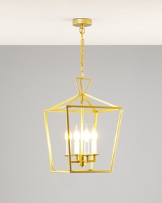 Светильник подвесной stala (moderli) золотой 30x45x30 см.