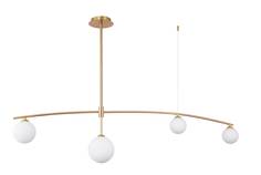Подвесной светильник sierro (moderli) золотой 139x83x15 см.