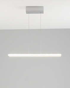 Светодиодный подвесной светильник holo (moderli) серый 60x120x12 см.