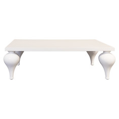 Журнальный столик palermo (fratelli barri) белый 130x40x80 см.