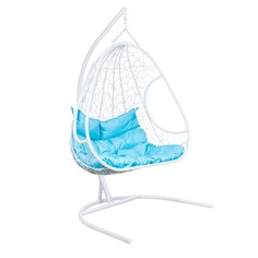 Подвесное двухместное кресло рико (leset) белый 140x210x123 см.