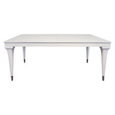 Обеденный стол раздвижной rimini (fratelli barri) белый 190x76x100 см.