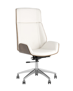 Кресло руководителя topchairs crown (stoolgroup) белый 60x120x64 см.