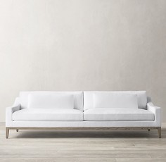Диван italia slope oak base collection (idealbeds) белый 240x82x105 см.