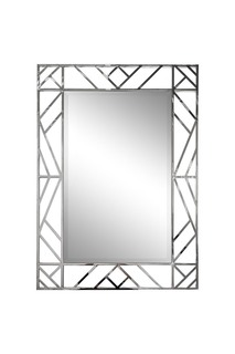 Зеркало (garda decor) серебристый 71x99 см.