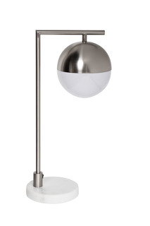 Лампа настольная (garda decor) серебристый 25x56x18 см.