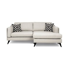 Диван угловой maya (idealbeds) серый 216x86x145 см.