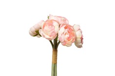 букет розовых лютиков (garda decor) розовый 30 см.