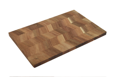 доска разделочная акация наборная 36*23 (garda decor) коричневый 23x1x36 см.