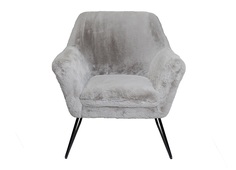 Кресло серое (garda decor) серый 76x79x83 см.