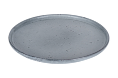Тарелка керамическая обеденная (garda decor) серый 2 см.