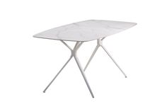 Стол обеденный уличный бари (garda decor) белый 180x75x90 см.