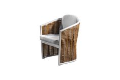 Кресло мэвис (garda decor) белый 63x79x63 см.