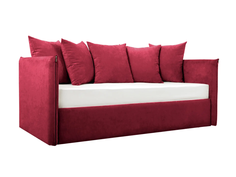 Кровать-кушетка milano (ogogo) красный 205x83x108 см.