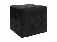 Пуф brick max (ogogo) черный 43x41x43 см.