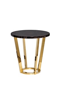 Стол журнальный (garda decor) коричневый 57 см.