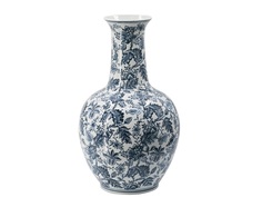 Ваза (glasar) синий 35.5x60.5x35.5 см. ГЛАСАР