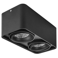 Накладной светильник monocco (lightstar) черный 19x9x10 см.