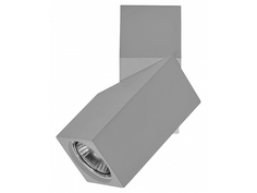Накладной светильник illumo (lightstar) серый 6x18x6 см.