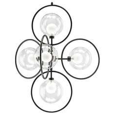 Подвесная люстра alfa (lightstar) черный 175 см.