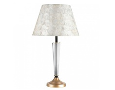 Настольная лампа декоративная perla (lightstar) серый 62 см.