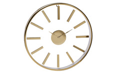 Часы настенные круглые (garda decor) золотой 76x76 см.