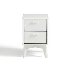 Тумба с 2 ящиками anda (laredoute) белый 31x50x35 см.