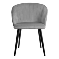 Стул paola (bradexhome) серый 56x56x60 см.