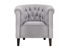 Низкое кресло swaun (mak-interior) серый 95x98x80 см.