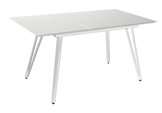 Стол обеденный раздвижной диего (r-home) белый 120x75x80 см.