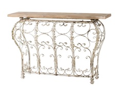 Консоль античная (glasar) коричневый 45.7x98.0x140.0 см. ГЛАСАР