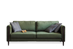 Диван brownie haki (icon designe) зеленый 230x95x105 см.