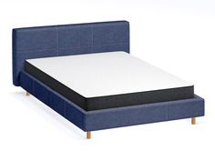 Кровать в коробке bed in box blue 140х200 (iq sleep) голубой 154x93x216 см.