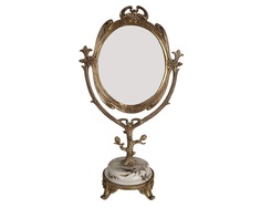 Зеркало (glasar) золотой 26.0x14.0x46.0 см. ГЛАСАР