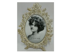 Фоторамка (glasar) золотой 14.5x18.7x1.5 см. ГЛАСАР