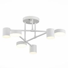 Светильник потолочный nobel (st luce) белый 25 см.