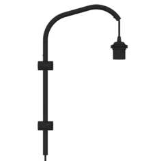 Основание для бра willow mini wall hanger black (umage) черный 50 см.